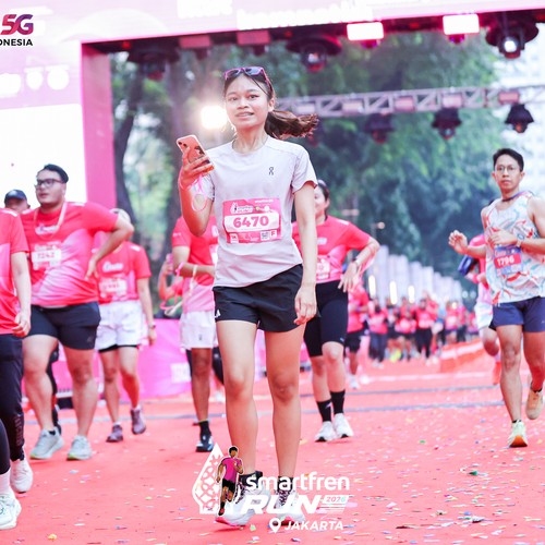 Race photo from SMARTFREN RUN 2026