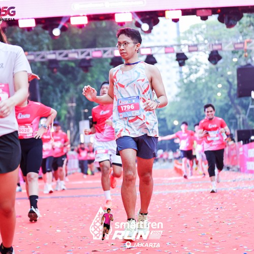 Race photo from SMARTFREN RUN 2026
