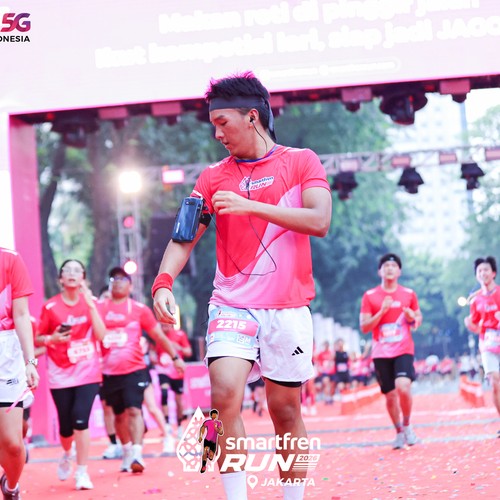 Race photo from SMARTFREN RUN 2026