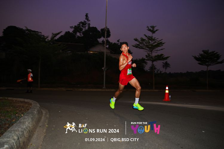 Race photo from BAF LIONS RUN 2024