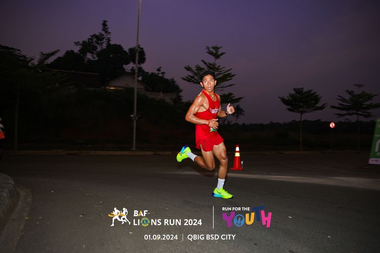 Race photo from BAF LIONS RUN 2024
