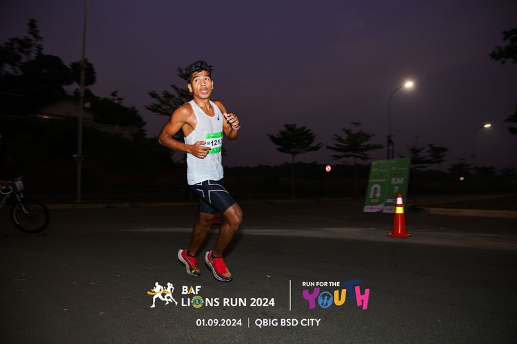 Race photo from BAF LIONS RUN 2024