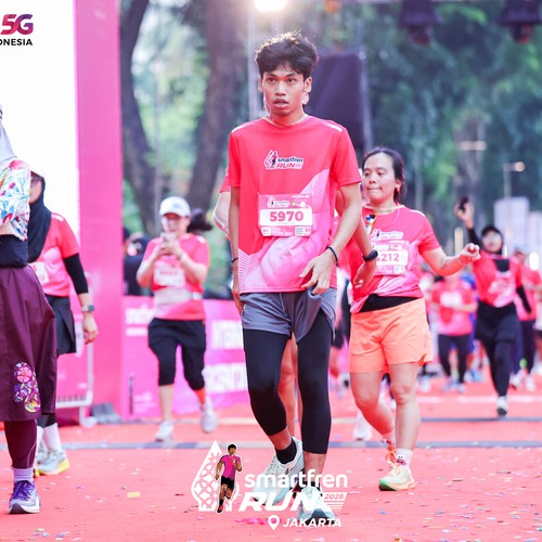 Race photo from SMARTFREN RUN 2026