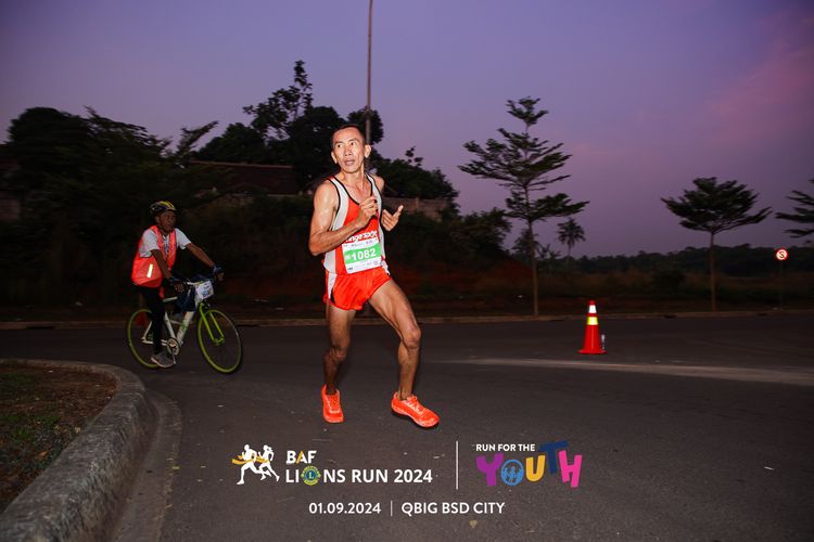 Race photo from BAF LIONS RUN 2024