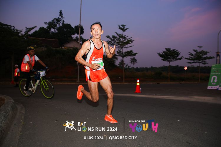 Race photo from BAF LIONS RUN 2024
