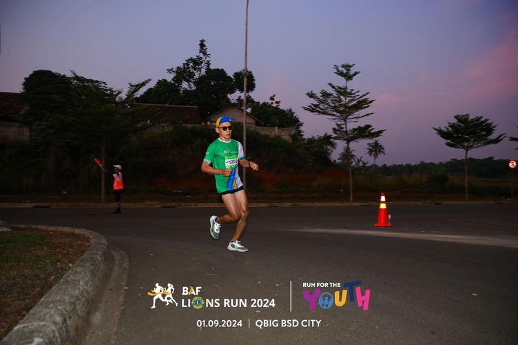 Race photo from BAF LIONS RUN 2024