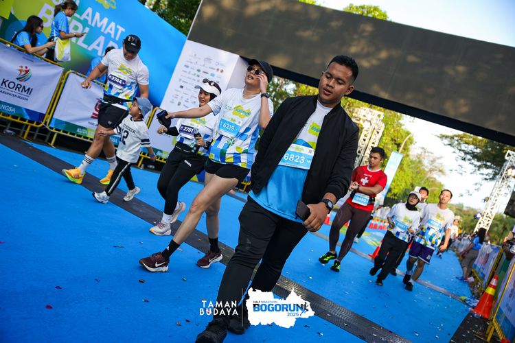 Race photo from Taman Budaya x BOGORUN 2025