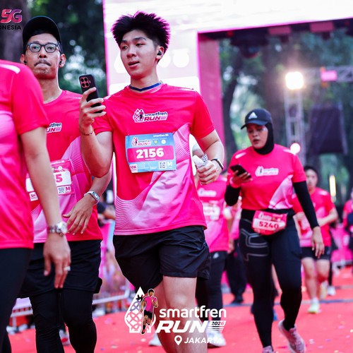 Race photo from SMARTFREN RUN 2026
