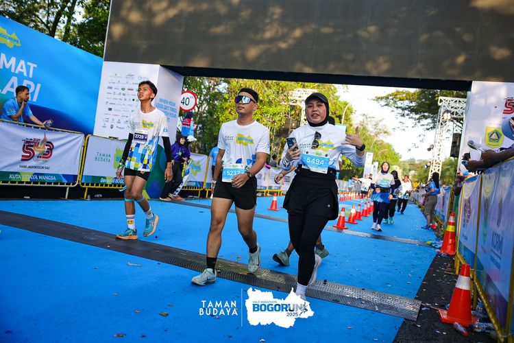 Race photo from Taman Budaya x BOGORUN 2025