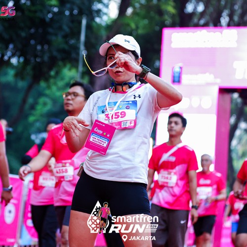 Race photo from SMARTFREN RUN 2026