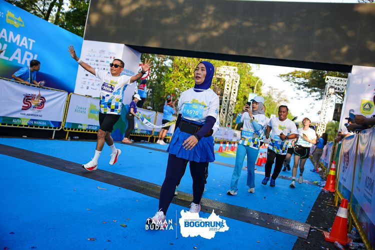 Race photo from Taman Budaya x BOGORUN 2025