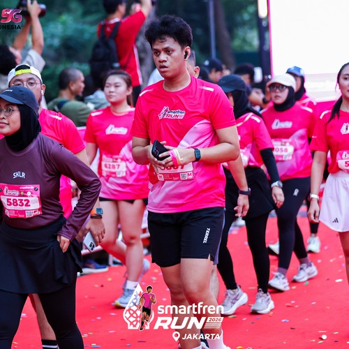 Race photo from SMARTFREN RUN 2026