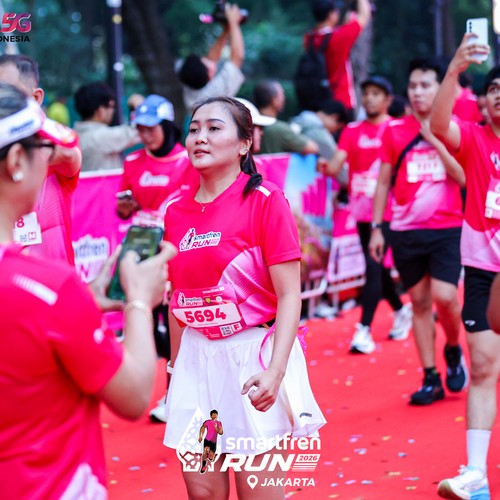 Race photo from SMARTFREN RUN 2026