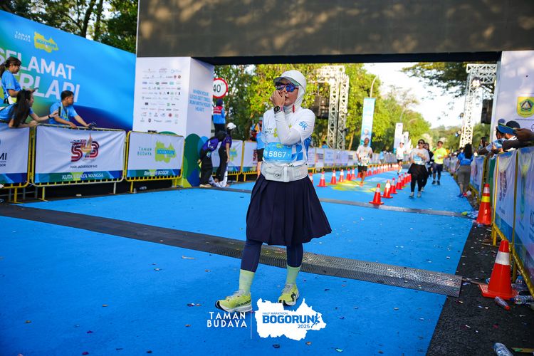 Race photo from Taman Budaya x BOGORUN 2025