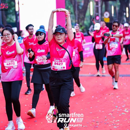 Race photo from SMARTFREN RUN 2026