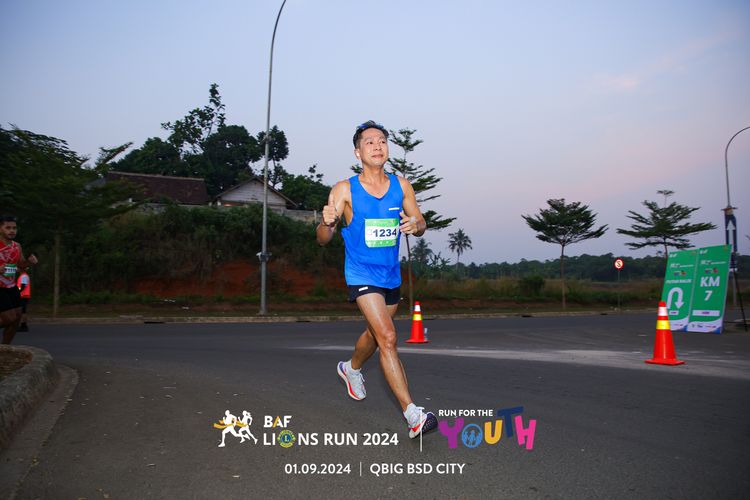 Race photo from BAF LIONS RUN 2024