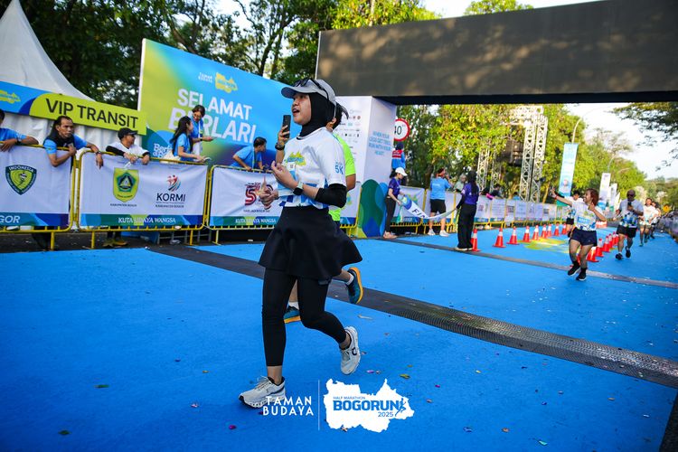 Race photo from Taman Budaya x BOGORUN 2025