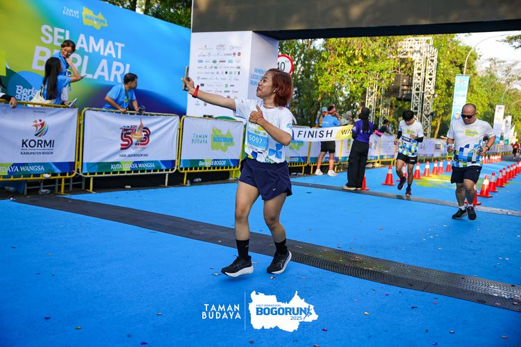 Race photo from Taman Budaya x BOGORUN 2025