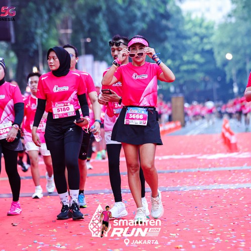 Race photo from SMARTFREN RUN 2026