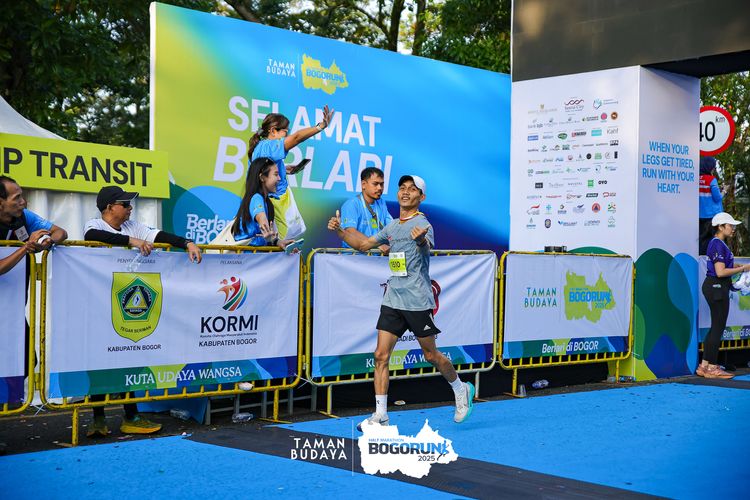 Race photo from Taman Budaya x BOGORUN 2025