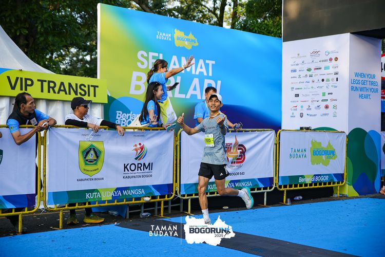 Race photo from Taman Budaya x BOGORUN 2025