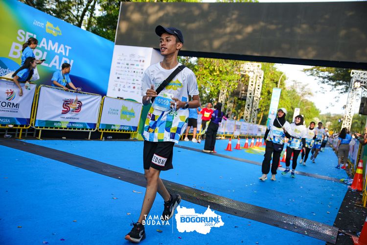 Race photo from Taman Budaya x BOGORUN 2025