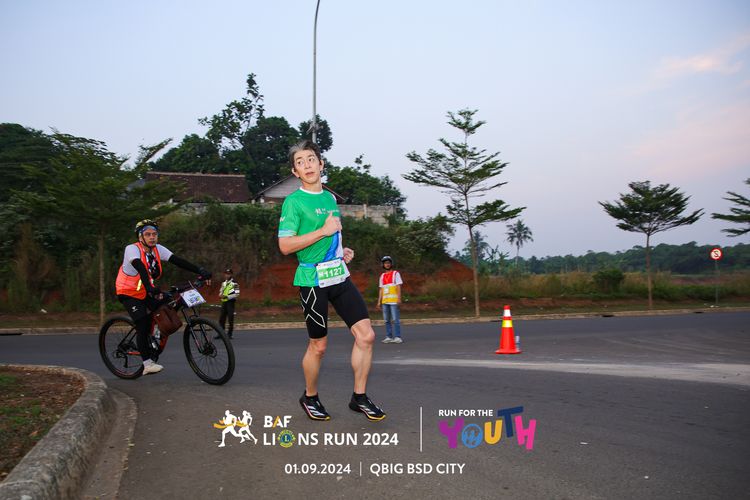 Race photo from BAF LIONS RUN 2024
