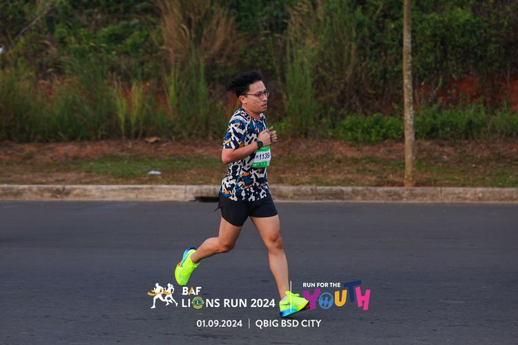Race photo from BAF LIONS RUN 2024