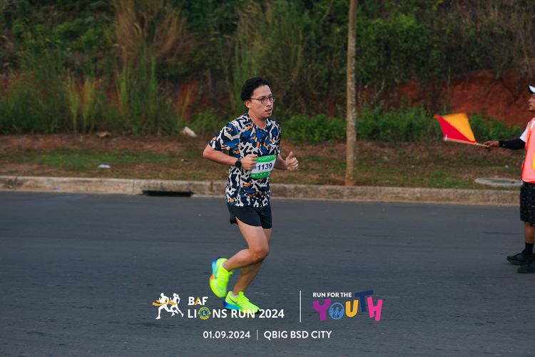 Race photo from BAF LIONS RUN 2024