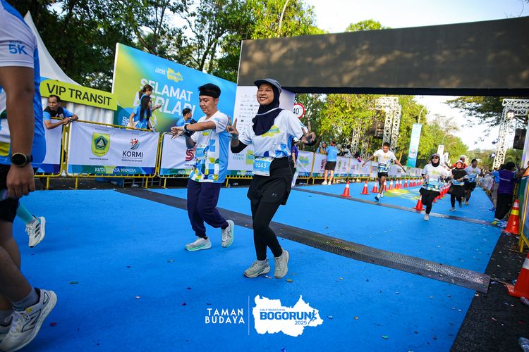 Race photo from Taman Budaya x BOGORUN 2025