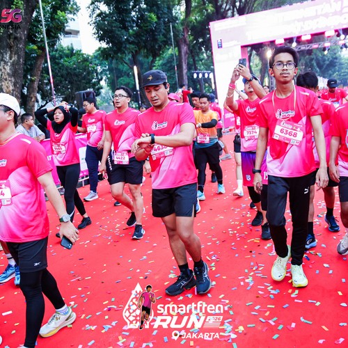 Race photo from SMARTFREN RUN 2026