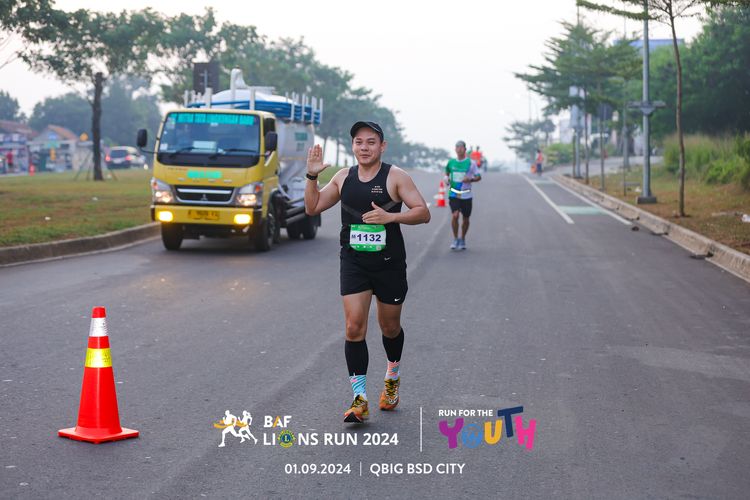 Race photo from BAF LIONS RUN 2024