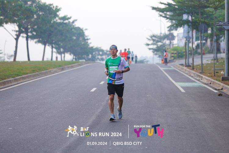 Race photo from BAF LIONS RUN 2024