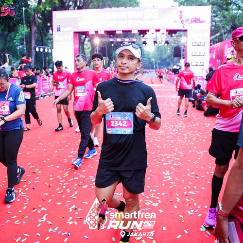 Race photo from SMARTFREN RUN 2026