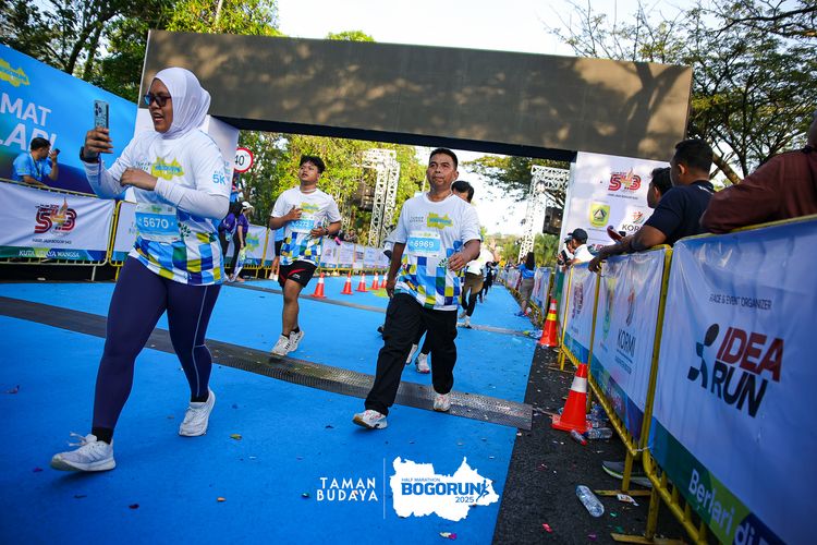Race photo from Taman Budaya x BOGORUN 2025