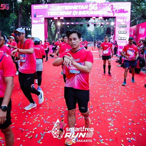 Race photo from SMARTFREN RUN 2026