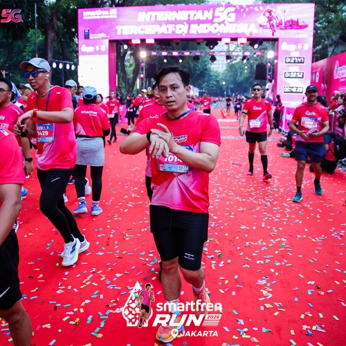 Race photo from SMARTFREN RUN 2026