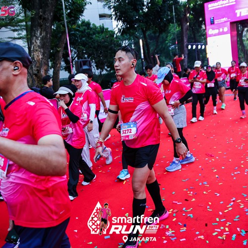 Race photo from SMARTFREN RUN 2026
