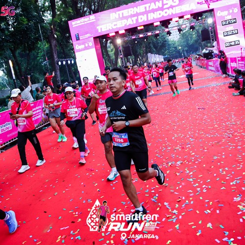 Race photo from SMARTFREN RUN 2026