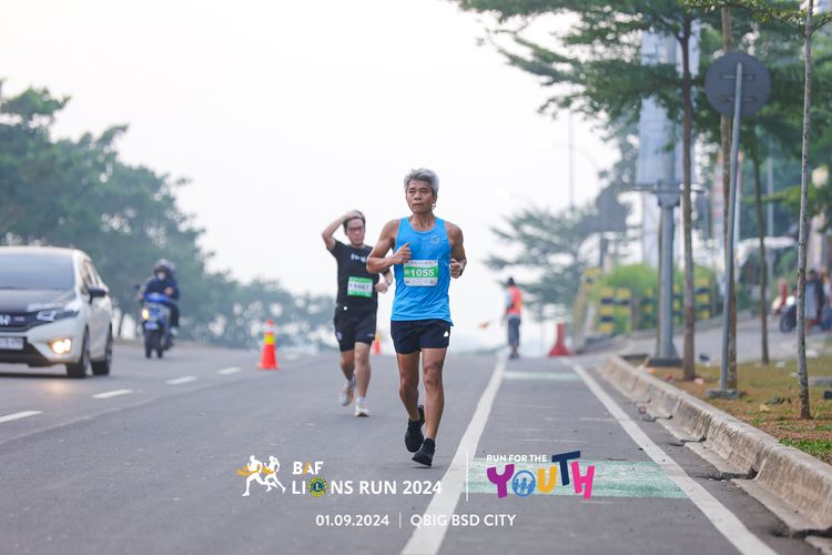 Race photo from BAF LIONS RUN 2024