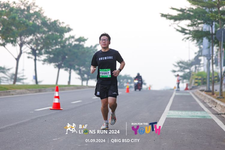 Race photo from BAF LIONS RUN 2024