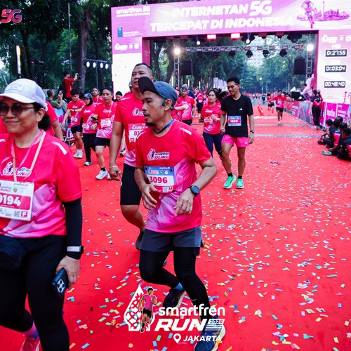 Race photo from SMARTFREN RUN 2026