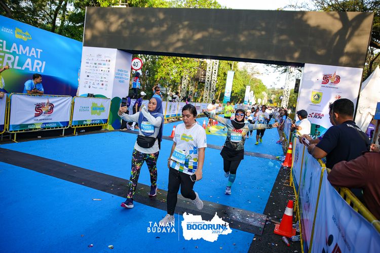 Race photo from Taman Budaya x BOGORUN 2025