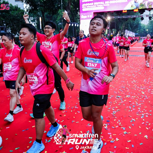 Race photo from SMARTFREN RUN 2026