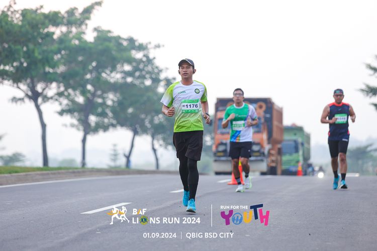 Race photo from BAF LIONS RUN 2024