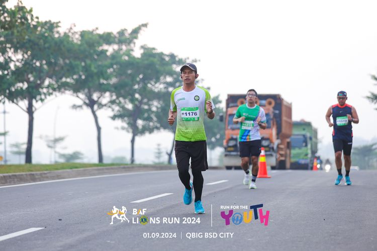 Race photo from BAF LIONS RUN 2024