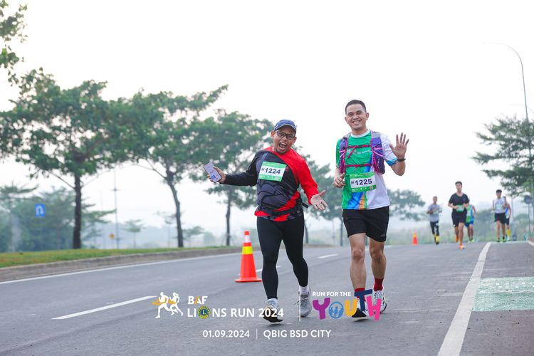 Race photo from BAF LIONS RUN 2024