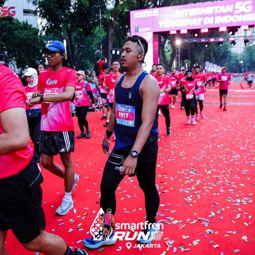Race photo from SMARTFREN RUN 2026