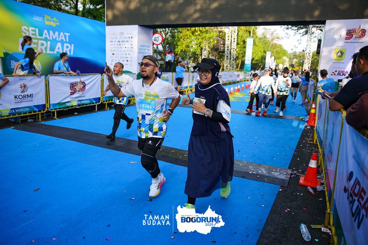 Race photo from Taman Budaya x BOGORUN 2025