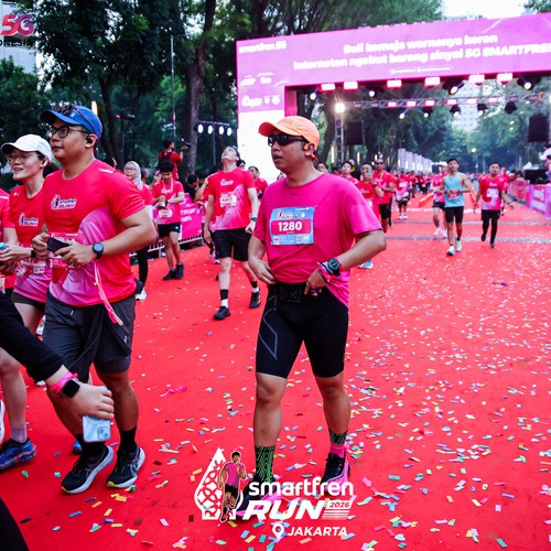 Race photo from SMARTFREN RUN 2026